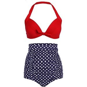 Retro High Waist Bikini